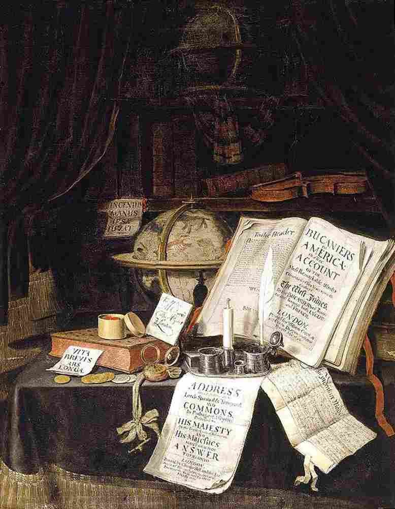 collier vanitas still life Art A4 Photo Print