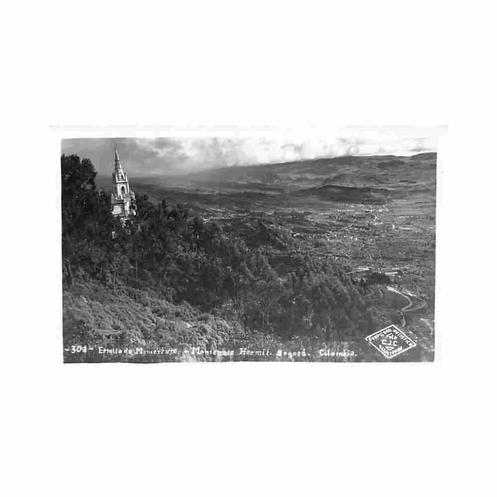 colombia ermita de monserrate ed cjc 304 Vintage A4 Photo Print