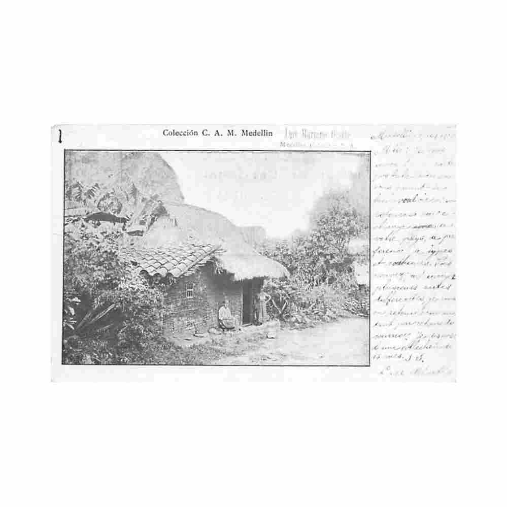 colombia medellin casa rural ed cam Vintage A4 Photo Print