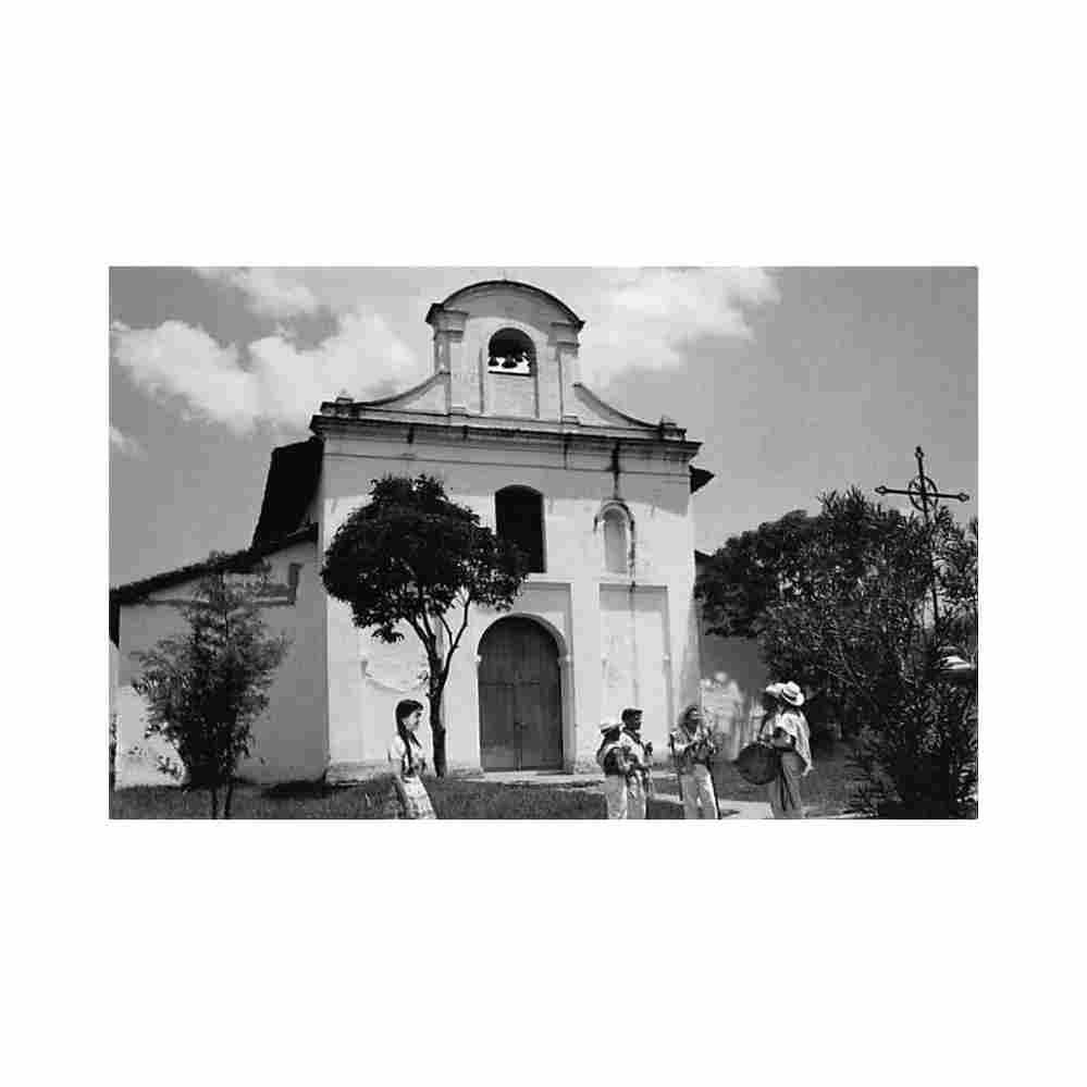 colombia popayan cauca la hermita iglesia ximena y conjunto tipico ed movifoto 4041 Vintage A4 Photo Print