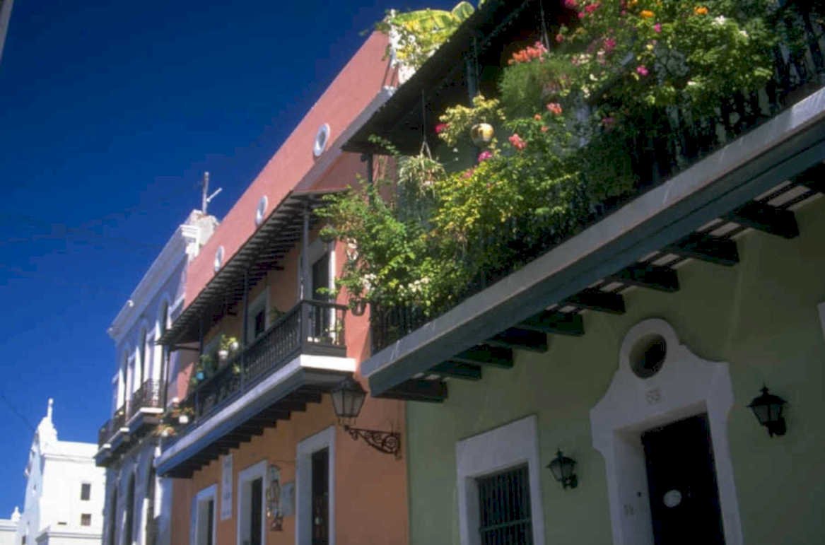 colonial building san 1980s 1990s A4 Photo Print