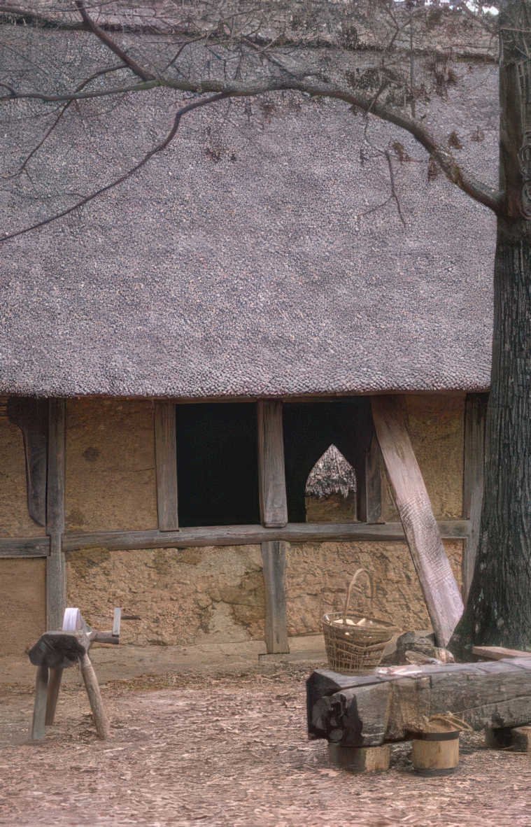 colonial dwelling lathe Vintage A4 Photo Print