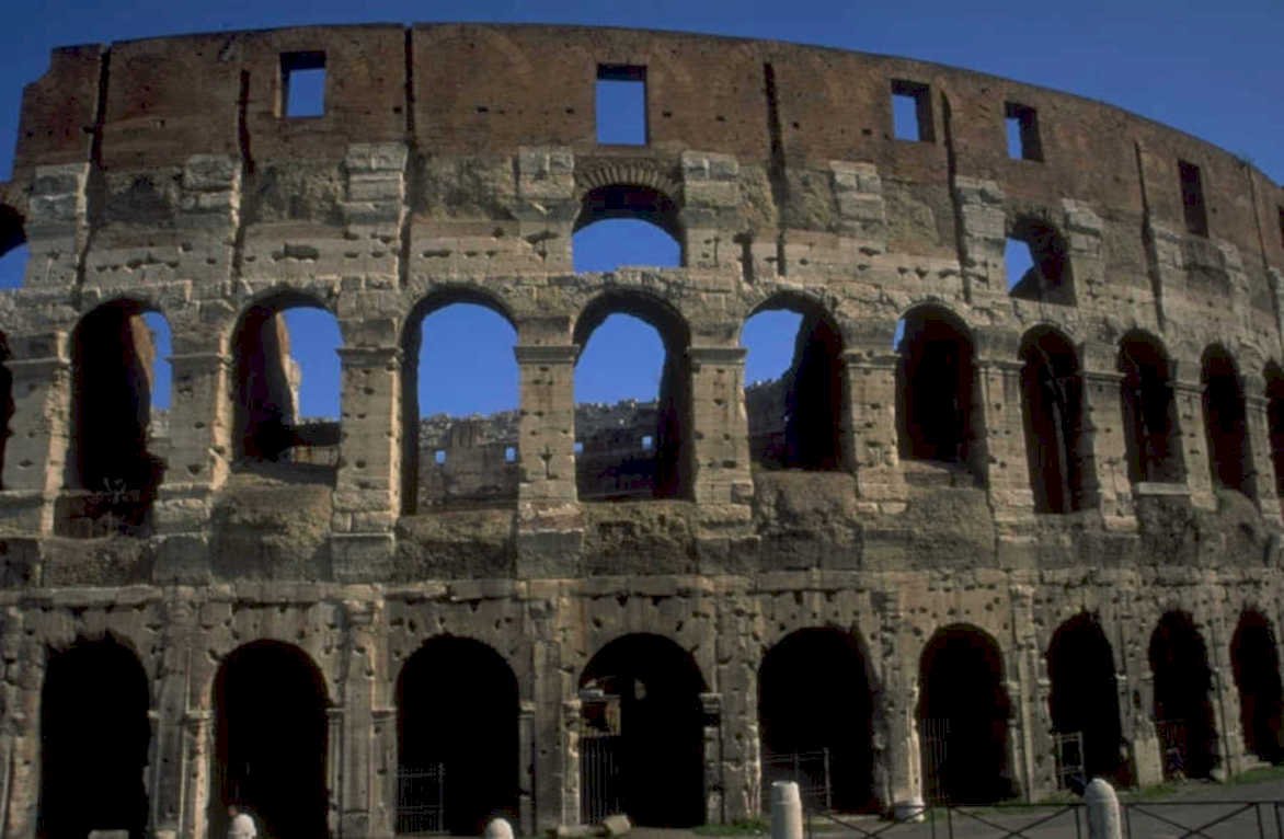colosseum exterior rome 1980s 1990s A4 Photo Print