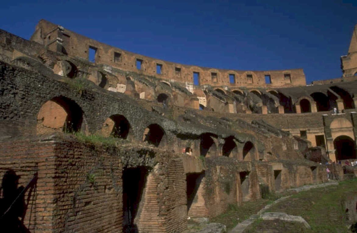 colosseum rome exterior 1980s 1990s A4 Photo Print
