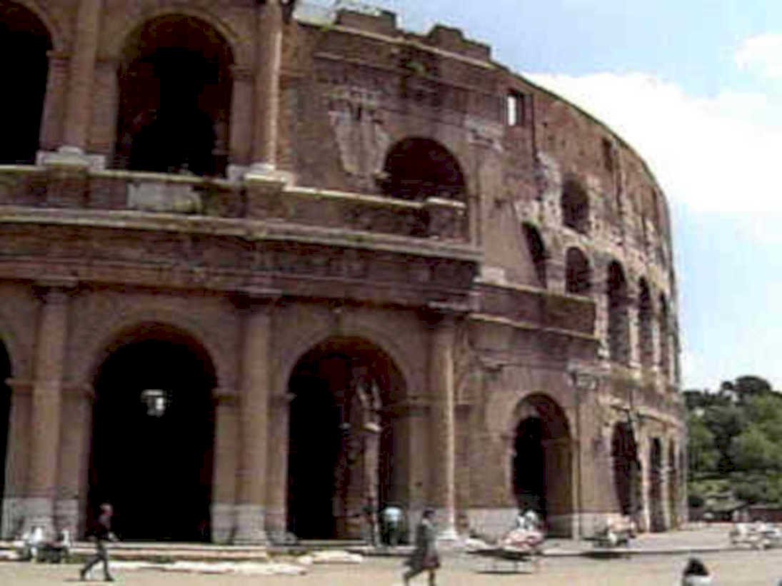 colosseum rome plaza1980s 1990s A4 Photo Print