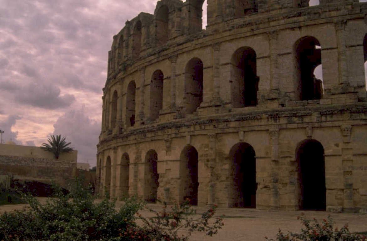 colosseum rome twilight 1980s 1990s A4 Photo Print