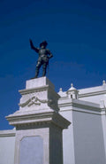 columbus statue rrique 1980s 1990s A4 Photo Print