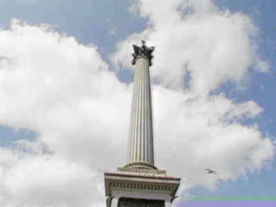 column grey clouds1980s 1990s A4 Photo Print