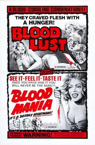 combo blood lust  01 film star poster A4 Photo Print