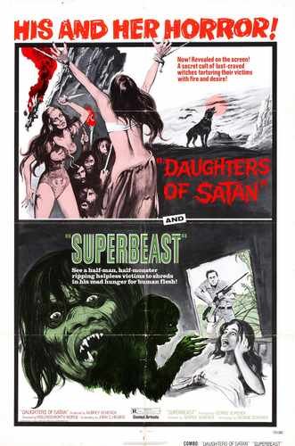 combo daughters of satan  01 film star poster A4 Photo Print