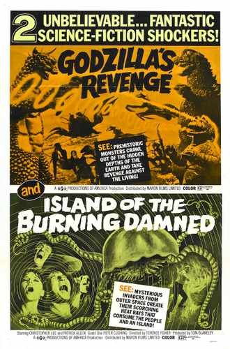combo godzillas revenge  01 film star poster A4 Photo Print