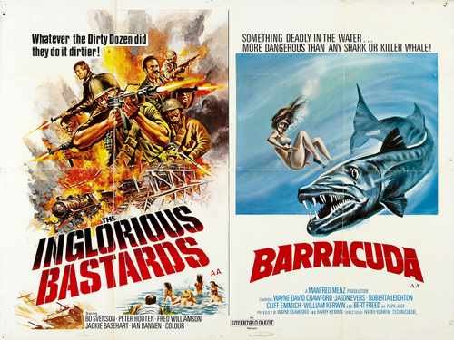 combo inglorious bastards  01 film star poster A4 Photo Print