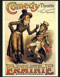 comedy theatre ermine 1885 Advert A4 Photo Print