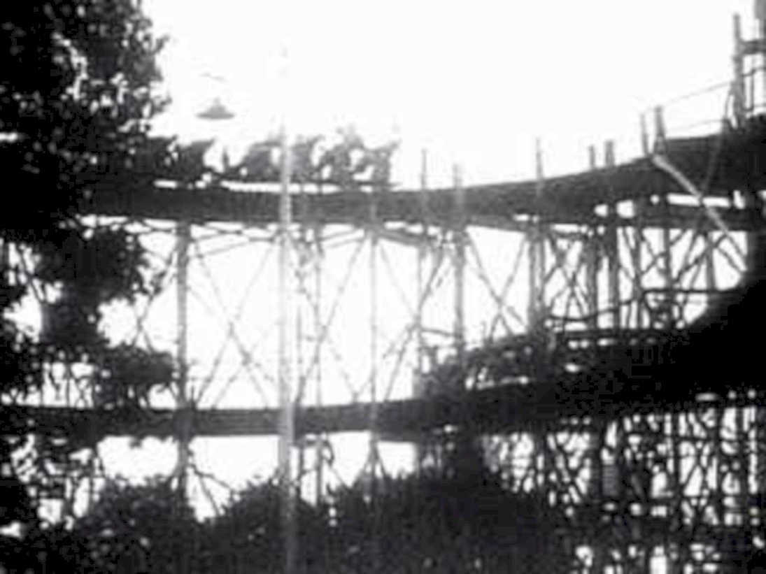 comet roller coaster1980s 1990s A4 Photo Print