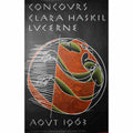concours clara haskil lucerne hans erni 1963 2 Advert A4 Photo Print