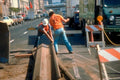 concrete barriers roadwork1980s 1990s A4 Photo Print