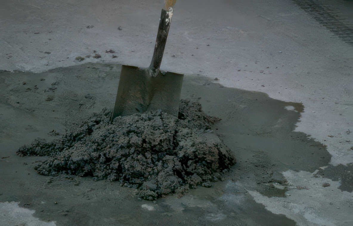 concrete mixer pour Vintage A4 Photo Print