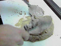 concrete pouring detail1980s 1990s A4 Photo Print