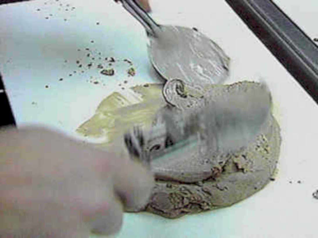 concrete pouring detail1980s 1990s A4 Photo Print