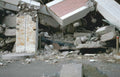concrete rubble collapse Vintage A4 Photo Print