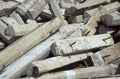 concrete rubble pile 1980s 1990s A4 Photo Print