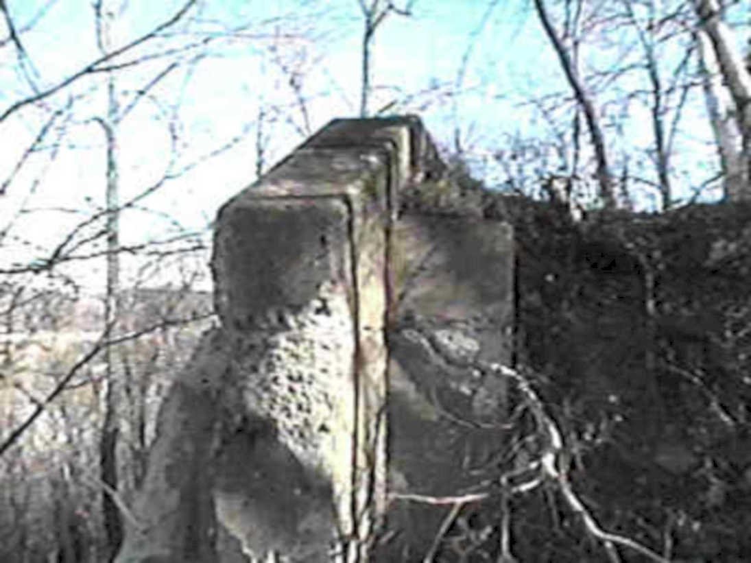 concrete stone wall1980s 1990s A4 Photo Print