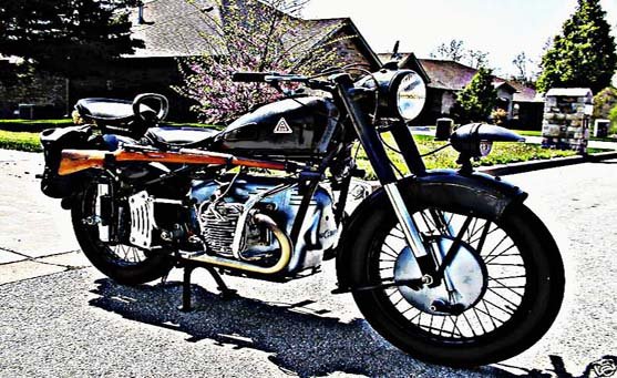 condor a580 1 motorbike A4 Photo Print