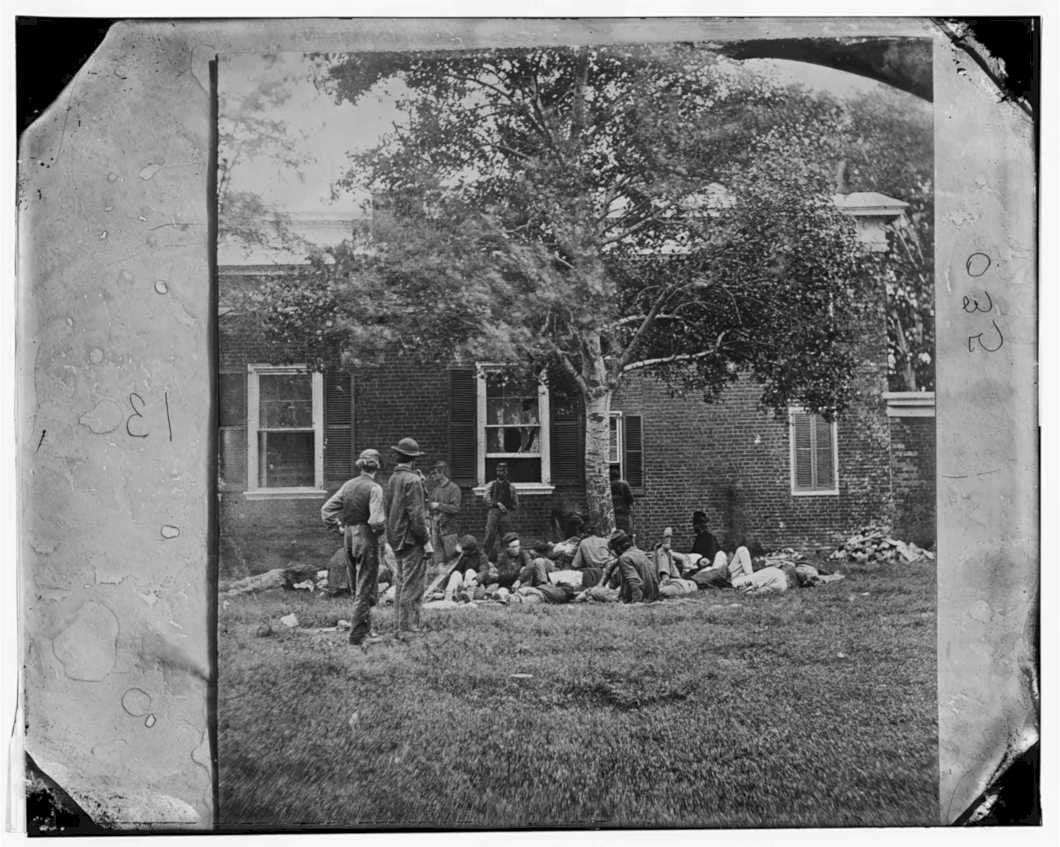 confederate prison camp Vintage world war A4 Photo Print