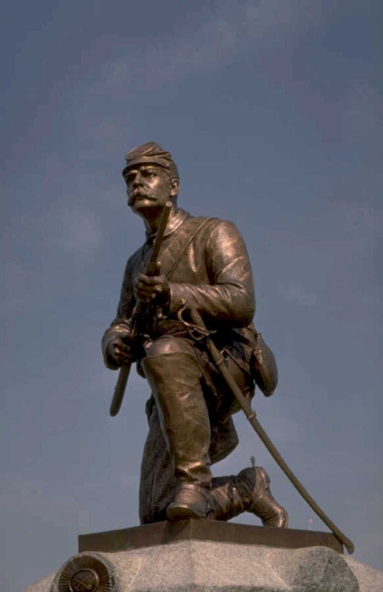 confederate soldier statue 2 1980s 1990s A4 Photo Print