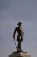 confederate statue sky 1980s 1990s A4 Photo Print