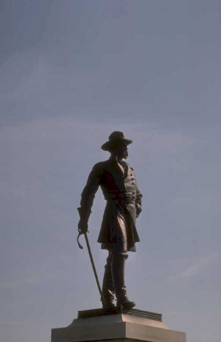 confederate statue sky 1980s 1990s A4 Photo Print