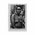 congo bakota woman from sibiti r pauleau 220 nu ethnique congo femme bakota de sib Vintage A4 Photo Print