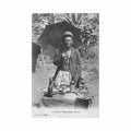 congo brazzaville chef de village ed cfco serie z 9 Vintage A4 Photo Print