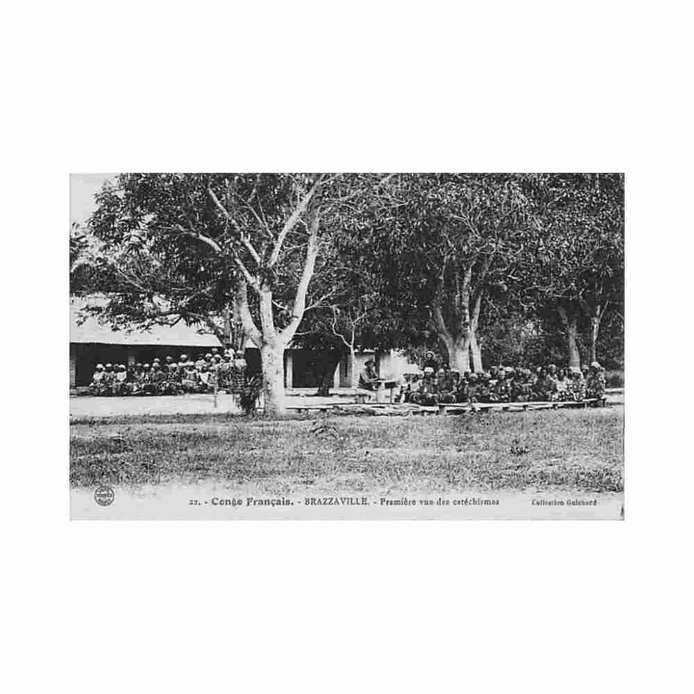 congo brazzaville first view of catechisms guichard 22 congo brazzaville premiere vue des catechismes ed Vintage A4 Photo Print