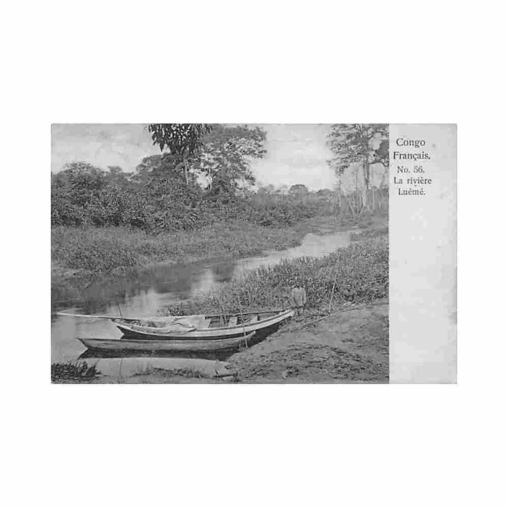 congo brazzaville la riviere lueme ed r visser 56 Vintage A4 Photo Print