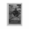 congo brazzaville mayo kebi une panthere ed m audry Vintage A4 Photo Print
