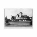 congo brazzaville pointe noire la gare ed printania 2973 Vintage A4 Photo Print