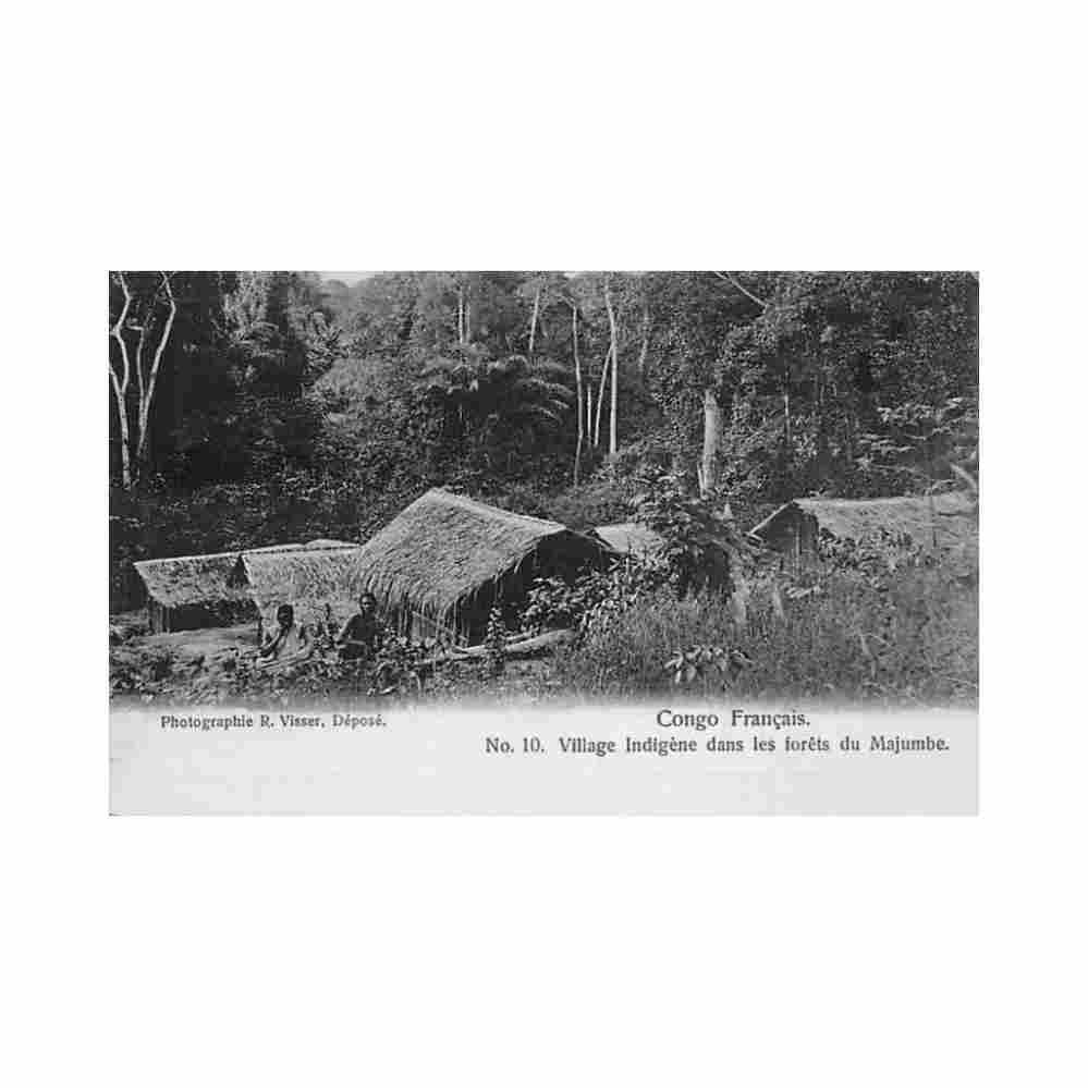 congo brazzaville village indigene dans les forets du mayumbe ed r visser 10 Vintage A4 Photo Print