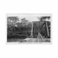 congo kinshasa chemin de fer du mayumbe railway bridge over the lukula river congo kinshasa chemin de Vintage A4 Photo Print
