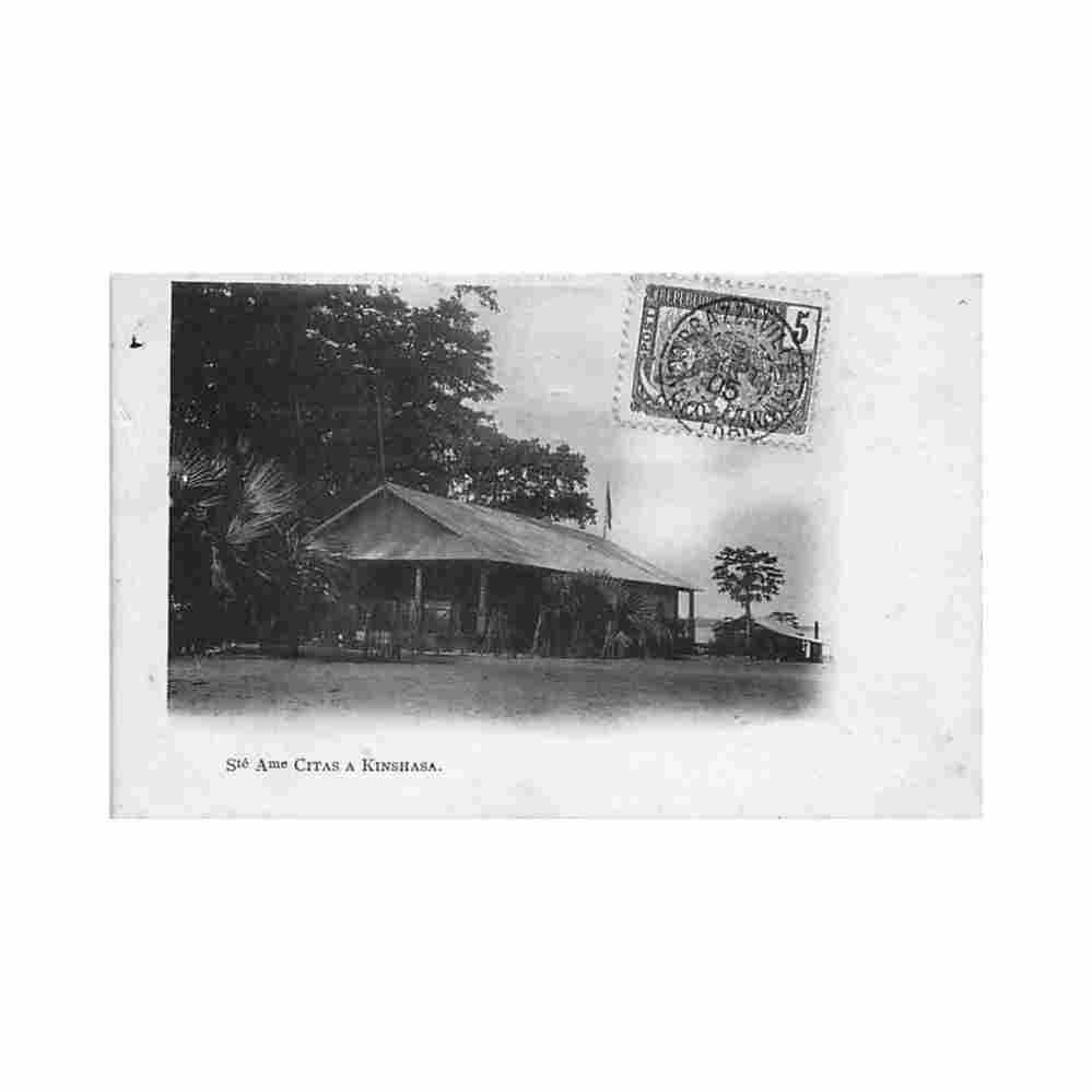 congo kinshasa factorerie ed citas Vintage A4 Photo Print