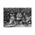 congo kinshasa indigenous children who made a toy miniature truck publ Vintage A4 Photo Print