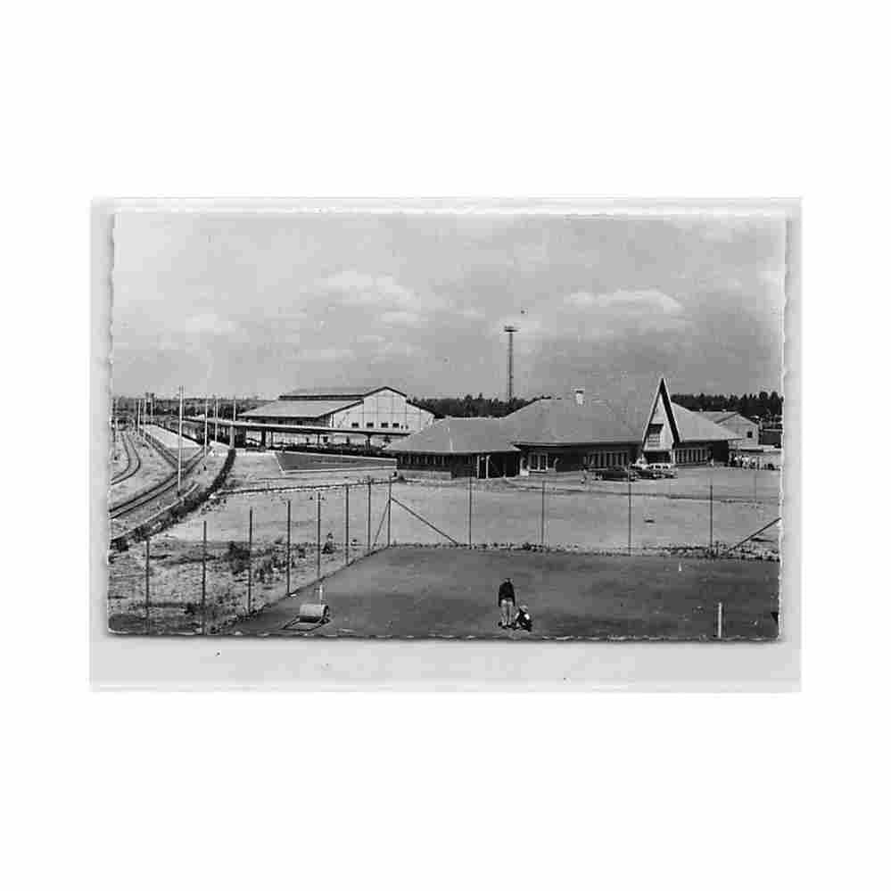 congo kinshasa kolwezi la gare et entrepot des douanes ed larousse 2433 Vintage A4 Photo Print