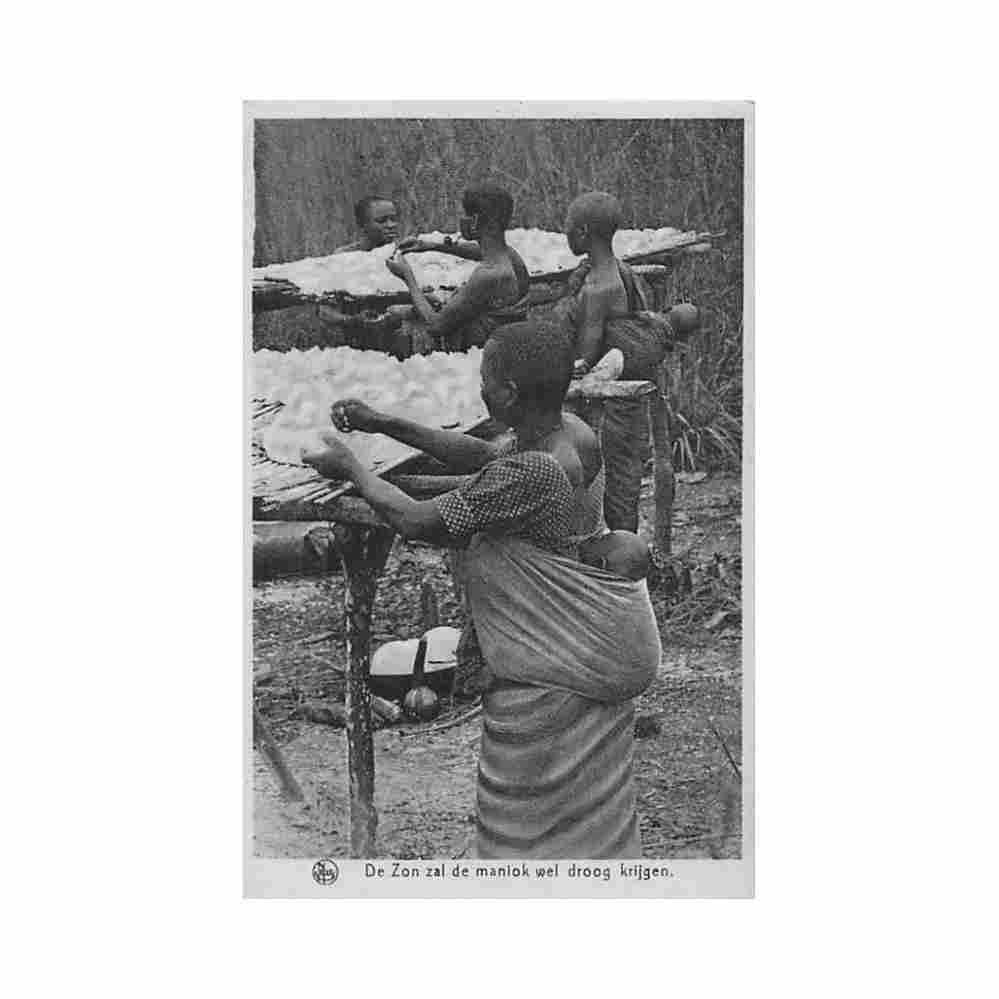 congo kinshasa kwango la triage du coton ed missions des jesuites Vintage A4 Photo Print