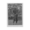 congo kinshasa kwango vieux chef de village ed mission des jesuites Vintage A4 Photo Print