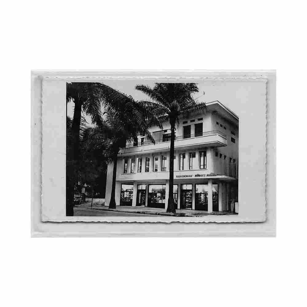 congo kinshasa leopoldville etablissement elite editeur de cartes postales ed elite Vintage A4 Photo Print