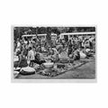 congo kinshasa leopoldville scene de marche ed librairie congolaise 2331 Vintage A4 Photo Print