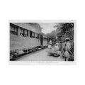 congo kinshasa matadi leopoldville railway a stop in the forest congo kinshasa chemin de fer matadi le Vintage A4 Photo Print