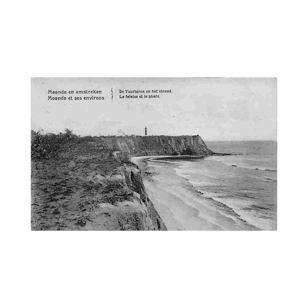 congo kinshasa moanda la falaise et le phare ed missions belges de scheut Vintage A4 Photo Print
