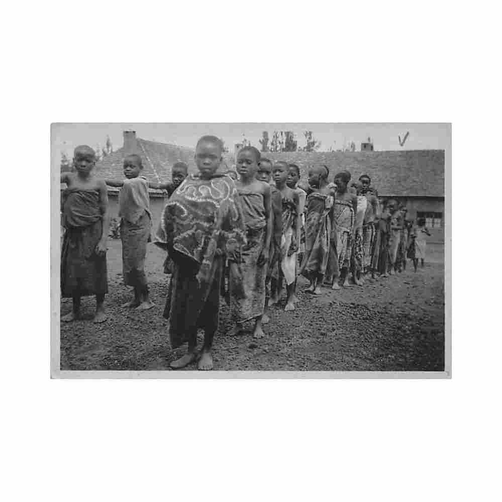 congo kinshasa mulo kivu a la lecon de gymnastique ed mission sainte therese Vintage A4 Photo Print