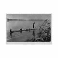 congo kinshasa pirogue on the river hoa qui 2290 congo kinshasa pirogue sur le fleuve ed hoa qui 2290 Vintage A4 Photo Print